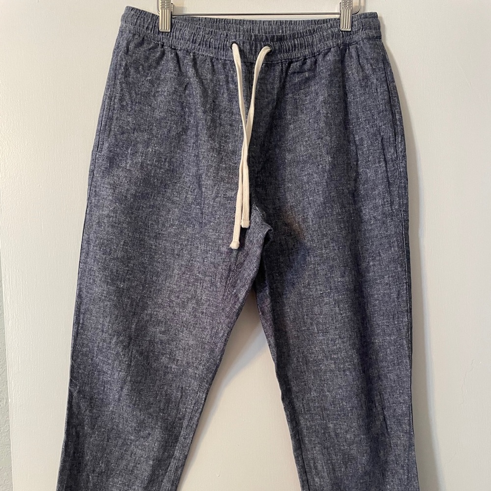 J. Crew Mercantile linen blend pants
